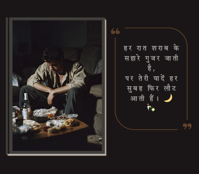 शराबी शायरी दर्द भरी