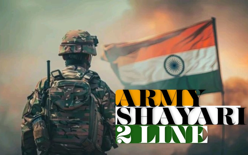 army shayari 2 line