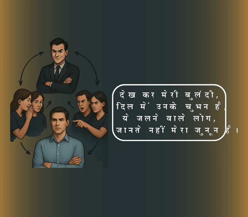 ईर्ष्या लोग जलन शायरी