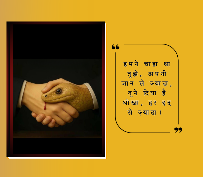 शायरी बेवफा इन हिंदी attitude