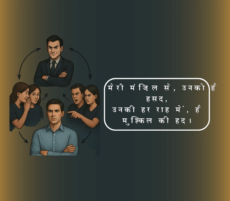 ईर्ष्या लोग जलन शायरी