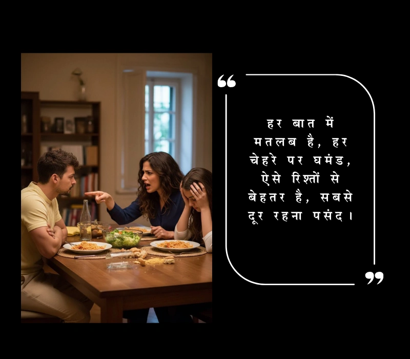 दिखावे के रिश्ते शायरी