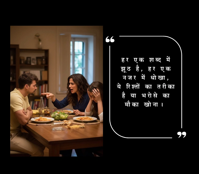 दिखावे के रिश्ते शायरी