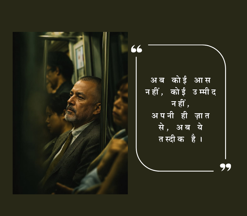 गलती का एहसास शायरी